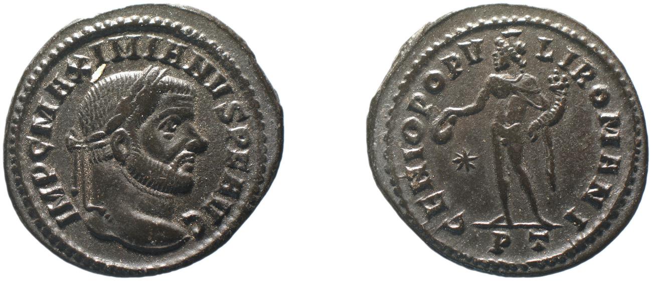 аверс RIC VI Ticinum 31b