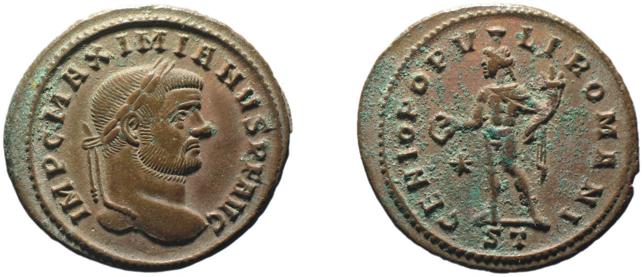 RIC VI Ticinum 31b, аверс, bm