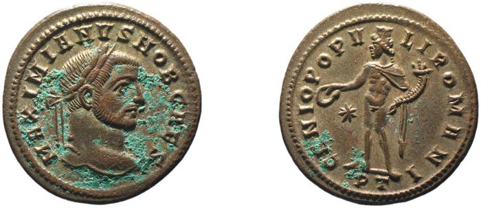 реверс RIC VI Ticinum 32b