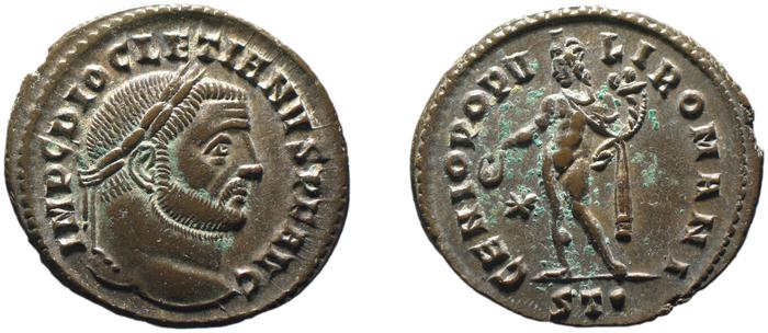 RIC VI Ticinum 33a, реверс, bm