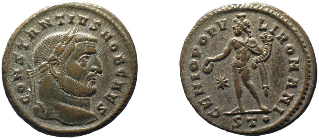 RIC VI Ticinum 35a, аверс, bm