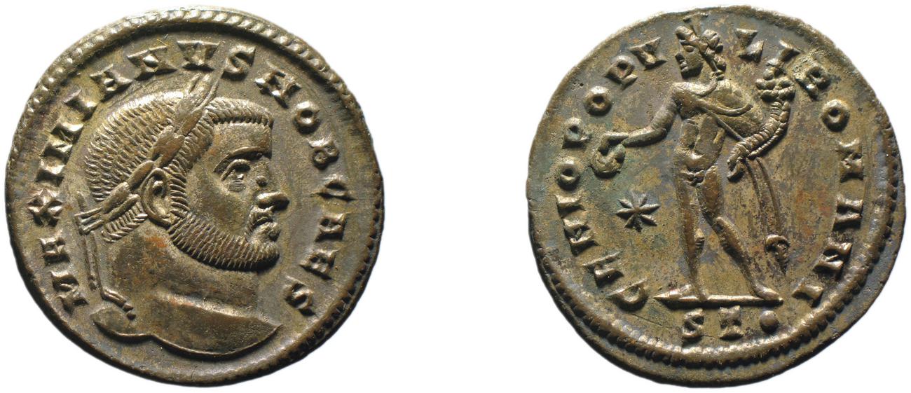 RIC VI Ticinum 35b, аверс, bm