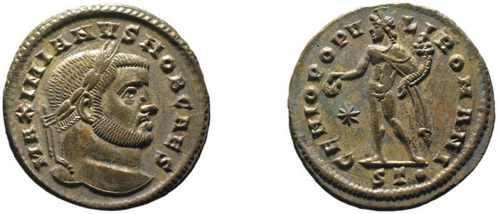 RIC VI Ticinum 35b, реверс, bm