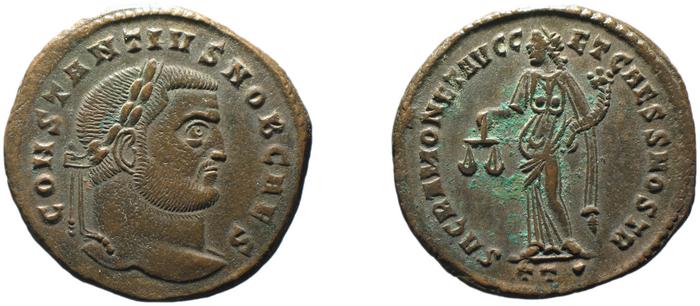RIC VI Ticinum 44a, реверс, bm