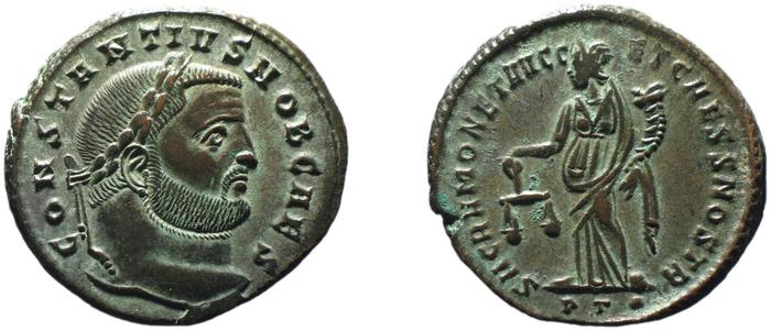 RIC VI Ticinum 44a, реверс, bm