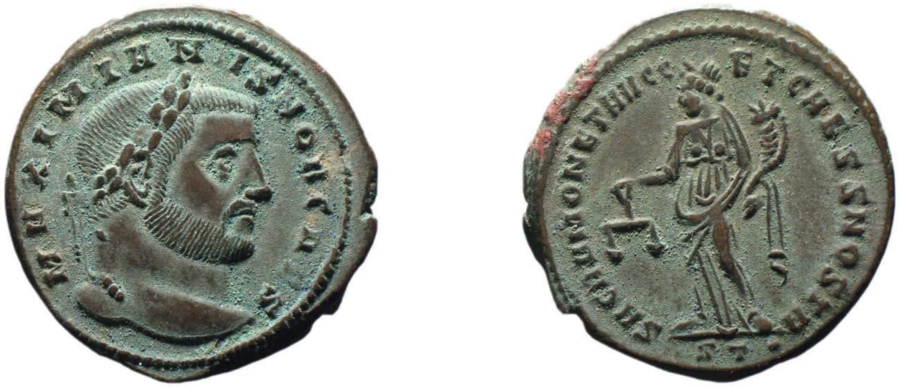 RIC VI Ticinum 44b, аверс, bm