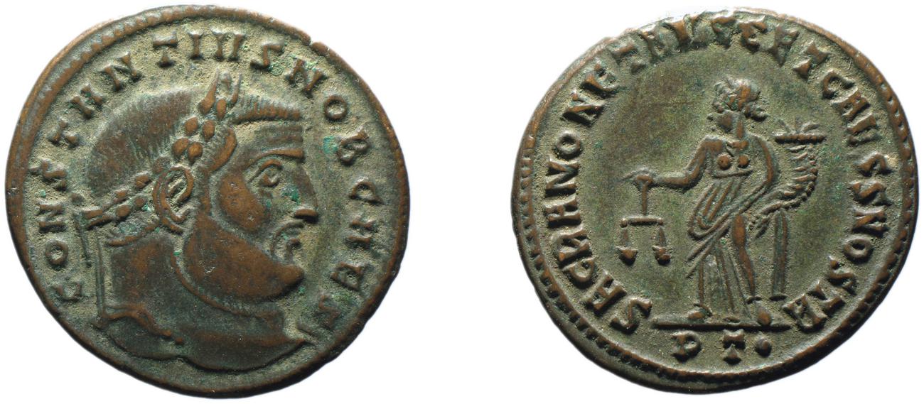 RIC VI Ticinum 46a, аверс, bm