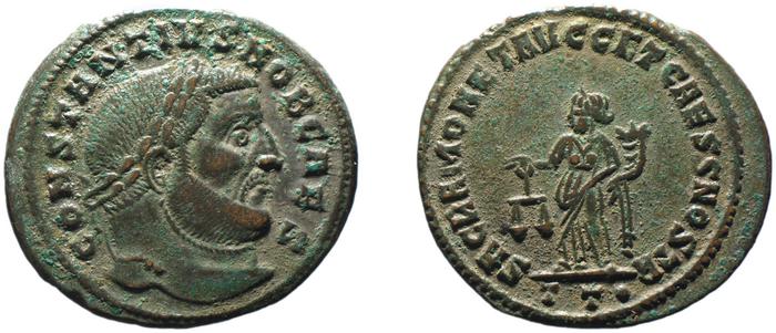 RIC VI Ticinum 46a, реверс, bm