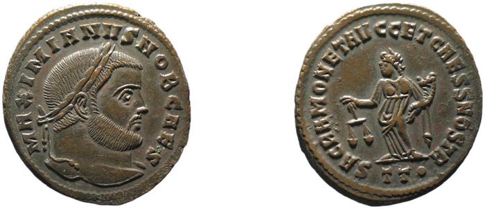 реверс RIC VI Ticinum 46b