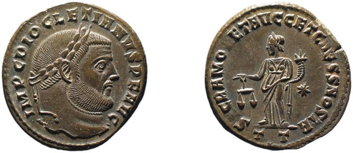 RIC VI Ticinum 47a, реверс, bm