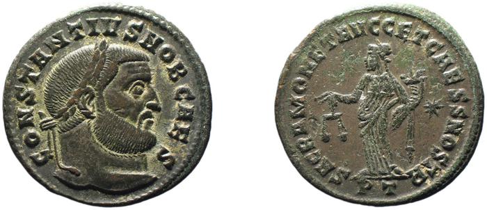 RIC VI Ticinum 48a, реверс, bm