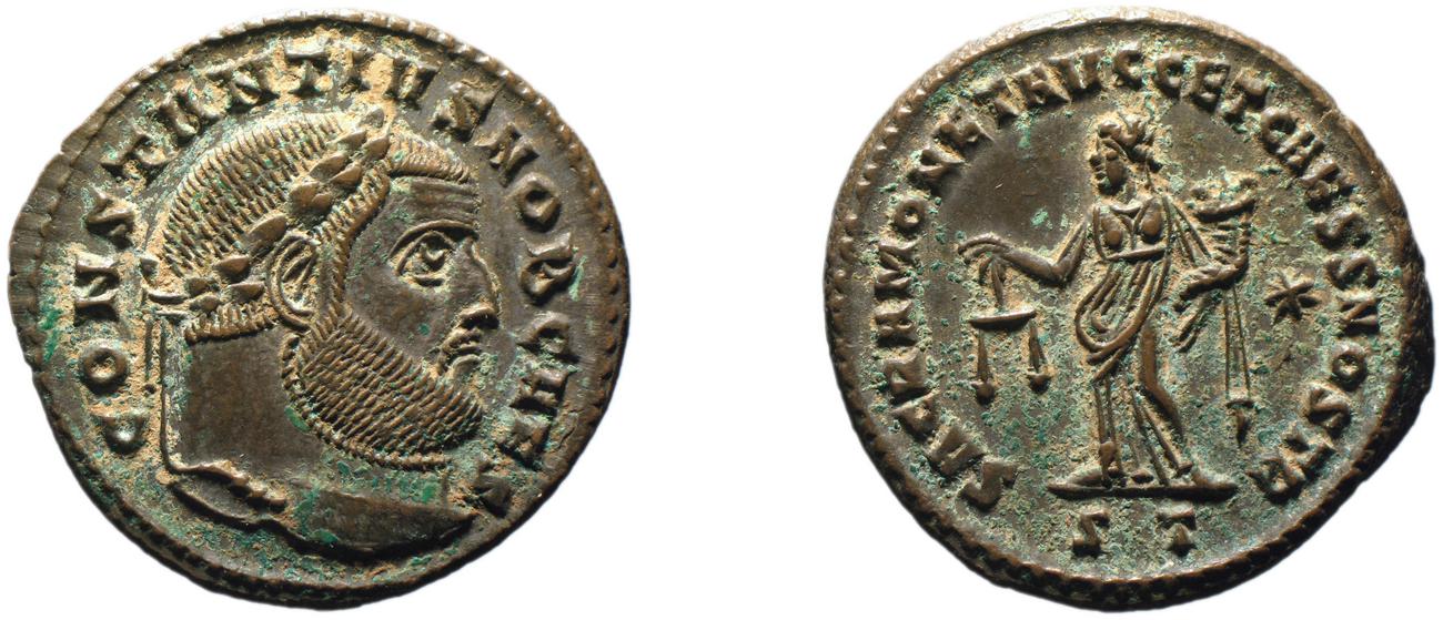 RIC VI Ticinum 48a, аверс, bm