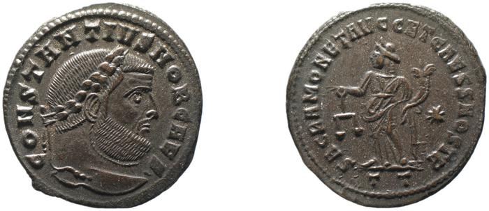 реверс RIC VI Ticinum 48a