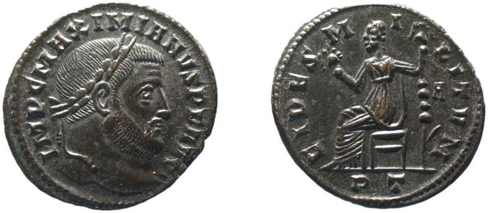 реверс RIC VI Ticinum 64