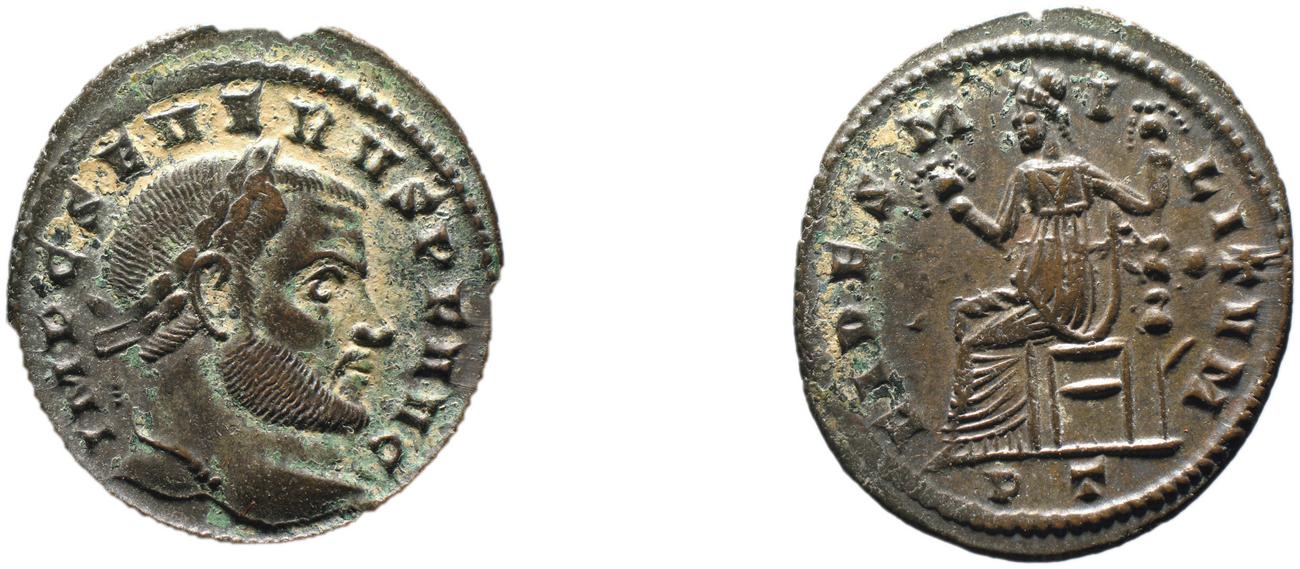 RIC VI Ticinum 73, аверс, bm