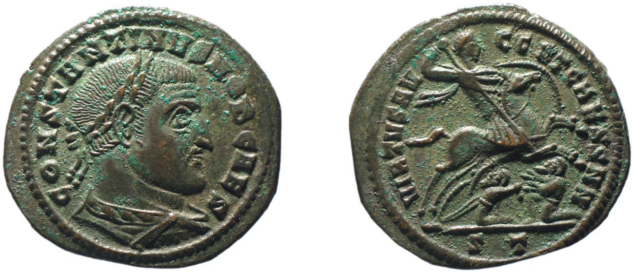 аверс RIC VI Ticinum 83