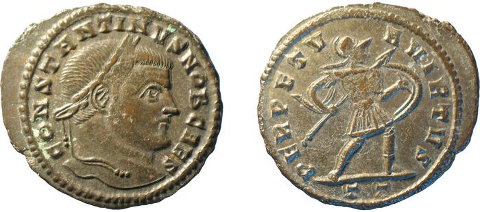 RIC VI Ticinum 88, реверс, bm