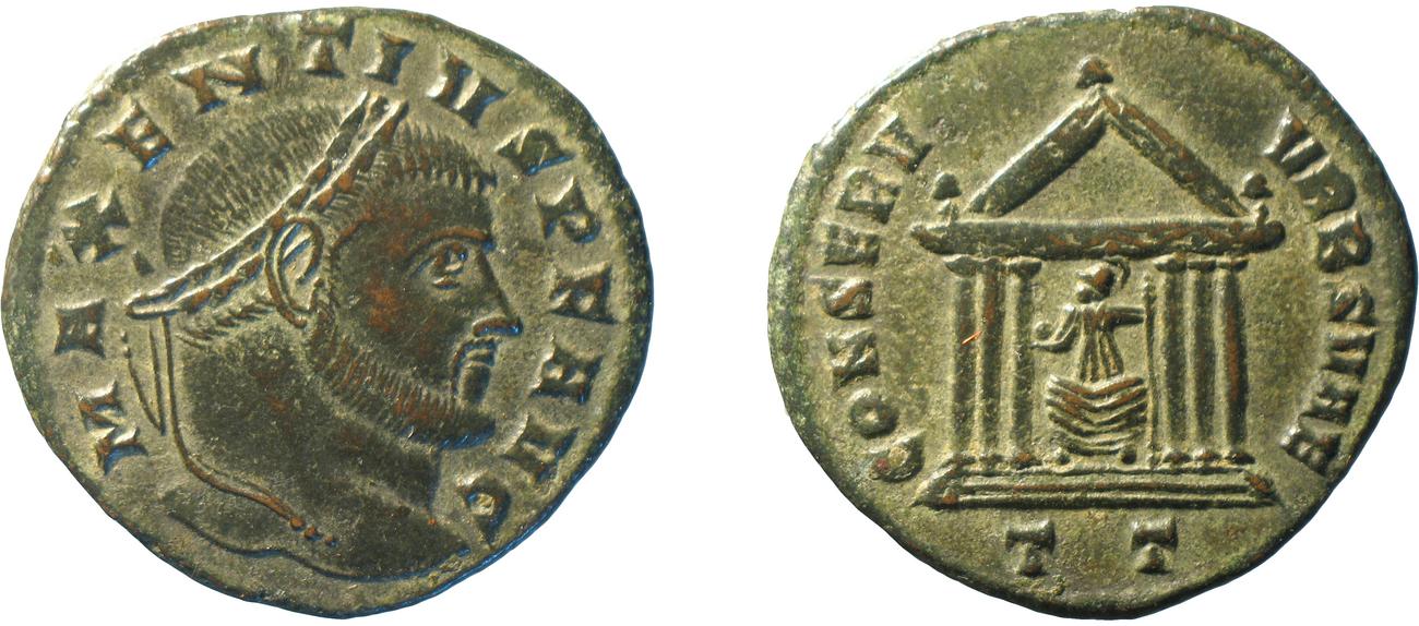RIC VI Ticinum 91, аверс, bm