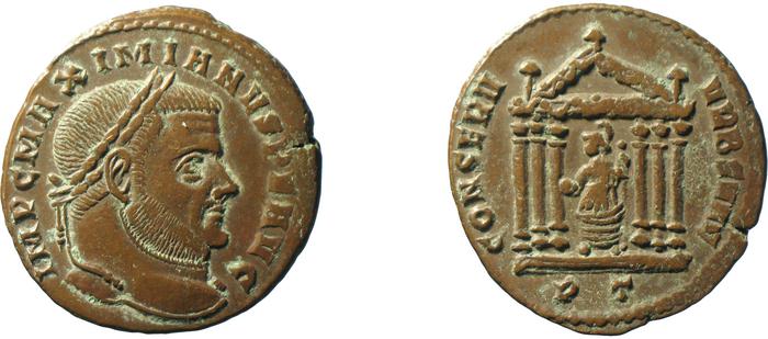 RIC VI Ticinum 92, реверс, bm