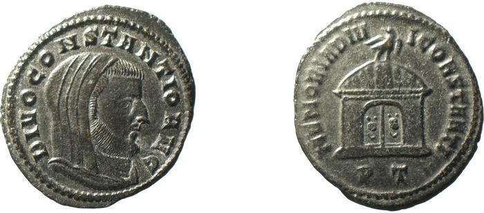 реверс RIC VI Ticinum 97