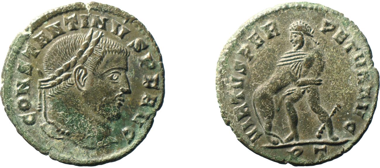 RIC VI Ticinum 99, аверс, bm