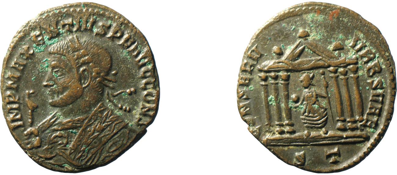 RIC VI Ticinum 103, аверс, bm