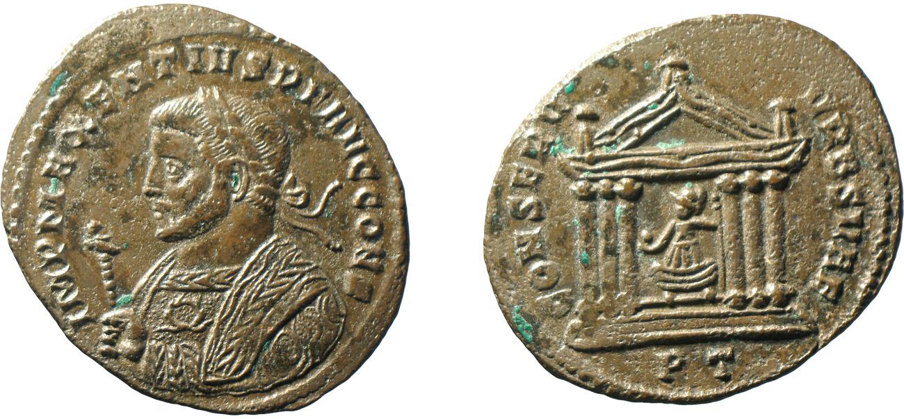 RIC VI Ticinum 103, аверс, bm