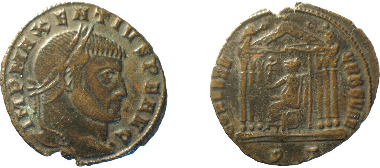 аверс RIC VI Ticinum 105