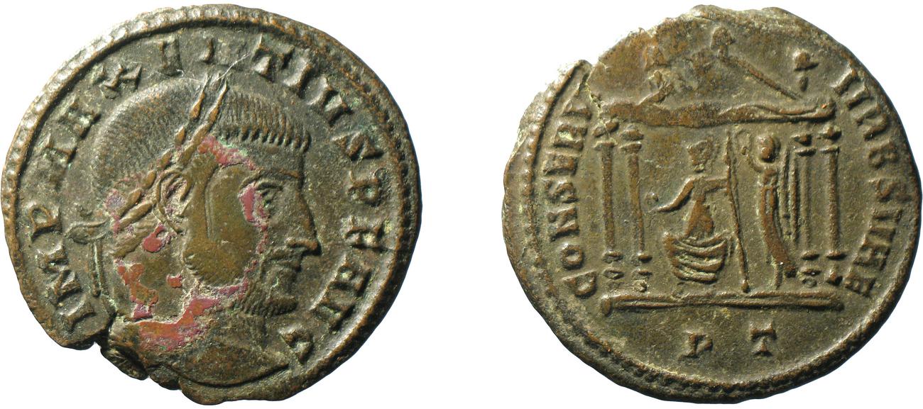 RIC VI Ticinum 108, аверс, bm
