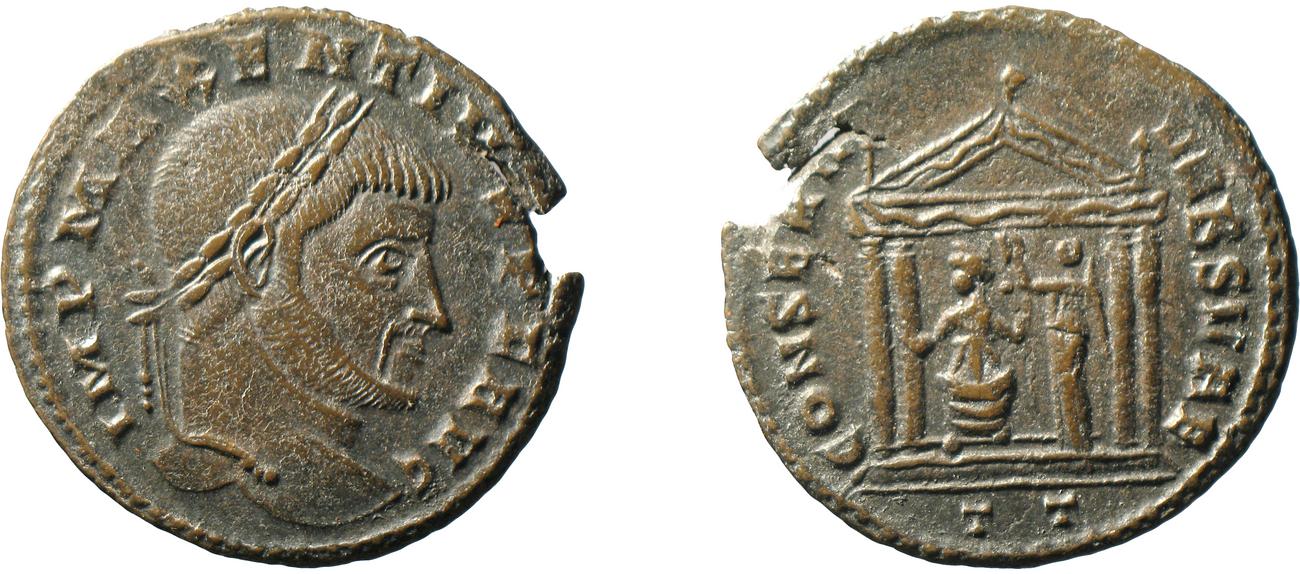 RIC VI Ticinum 108, аверс, bm