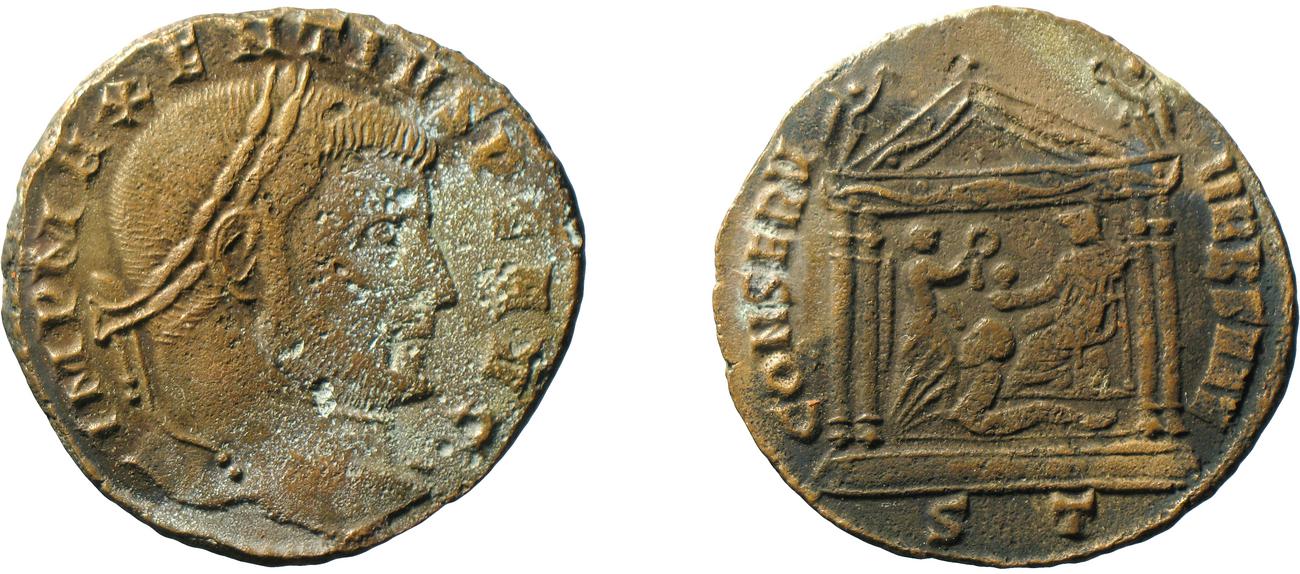 RIC VI Ticinum 106, аверс, bm