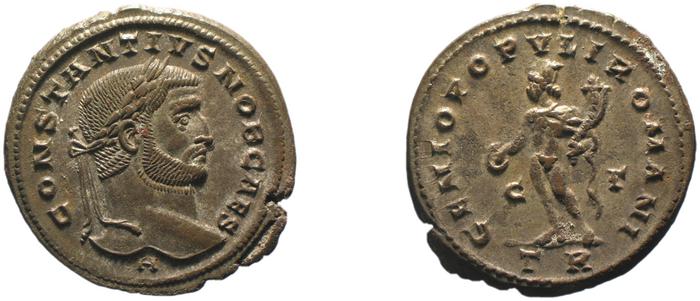RIC VI Treveri 214a, реверс, bm