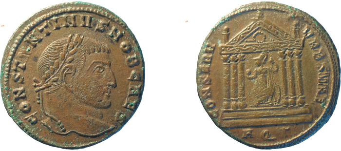 RIC VI Aquileia 117, реверс, Британский музей
