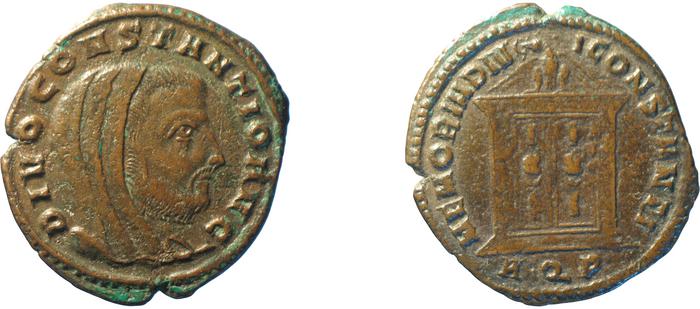 RIC VI Aquileia 127, реверс, bm