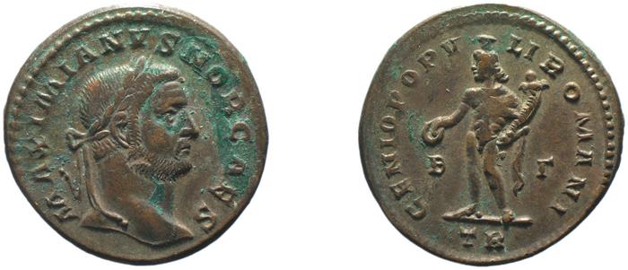 RIC VI Treveri 213b, реверс, bm