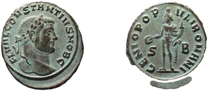 RIC VI Siscia 81a, реверс, bm