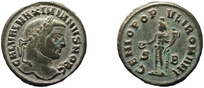 RIC VI Siscia 81b, реверс, bm