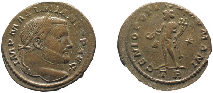 RIC VI Treveri 291b, реверс, bm