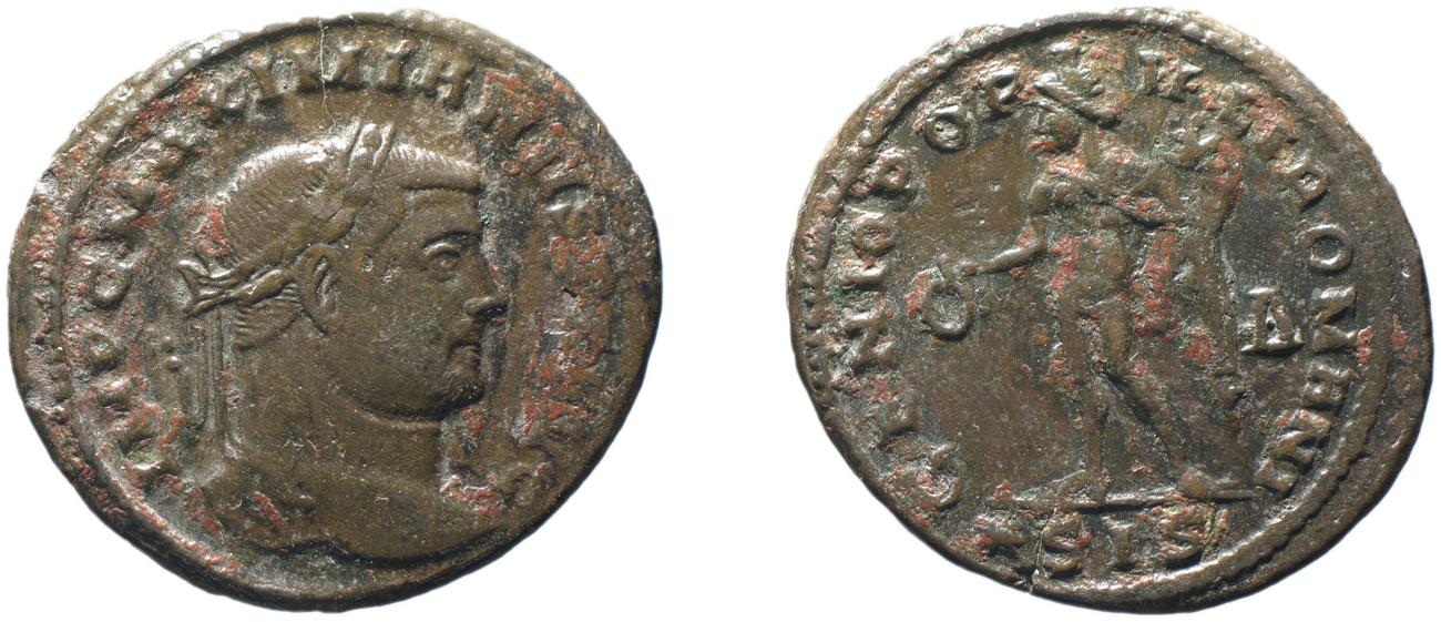 RIC VI Siscia 85b, аверс, bm