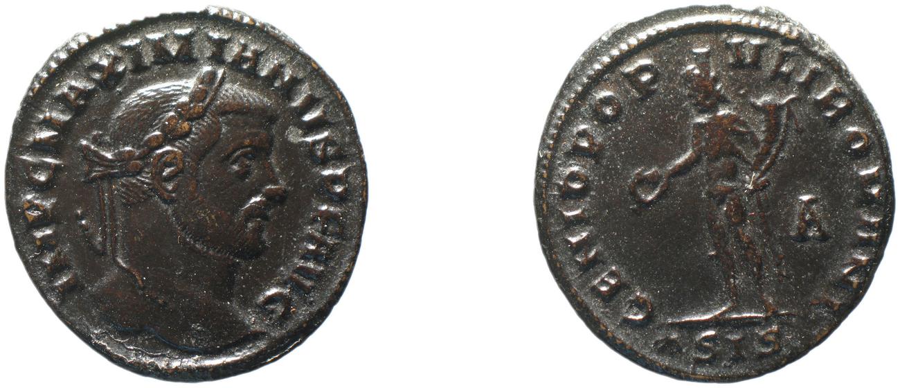 RIC VI Siscia 85b, аверс, bm