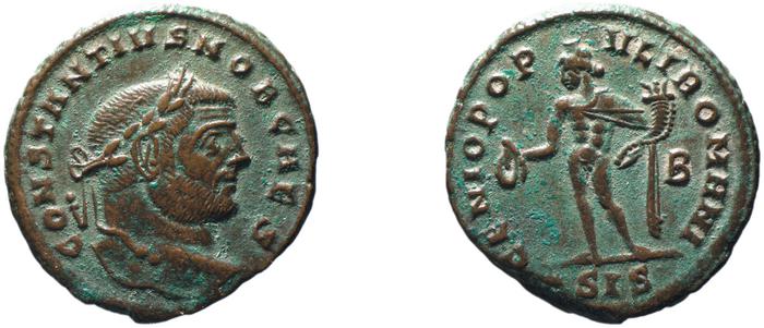RIC VI Siscia 90a, реверс, bm