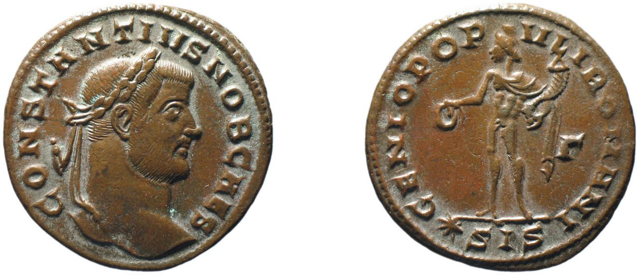 RIC VI Siscia 90a, аверс, bm