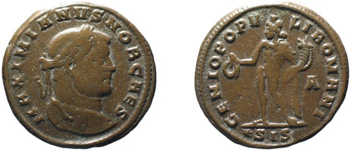RIC VI Siscia 90b, реверс, bm