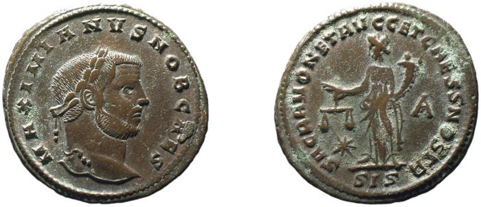 RIC VI Siscia 135b, реверс, bm