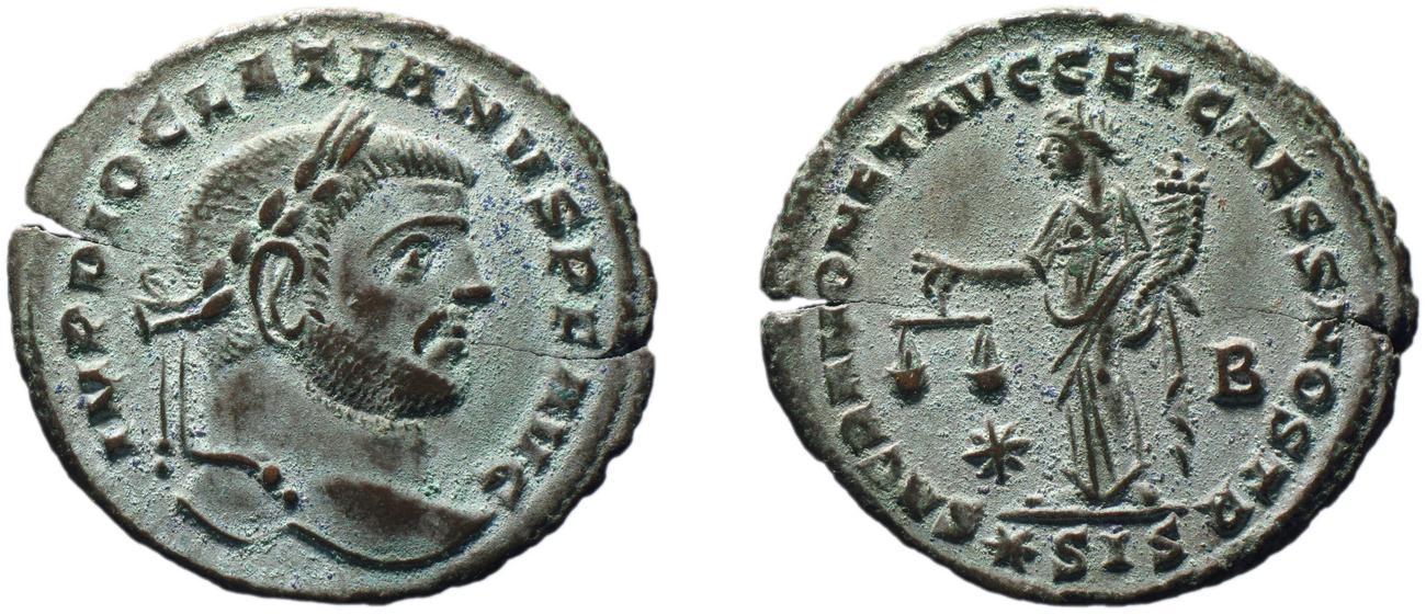 RIC VI Siscia 136a, аверс, bm