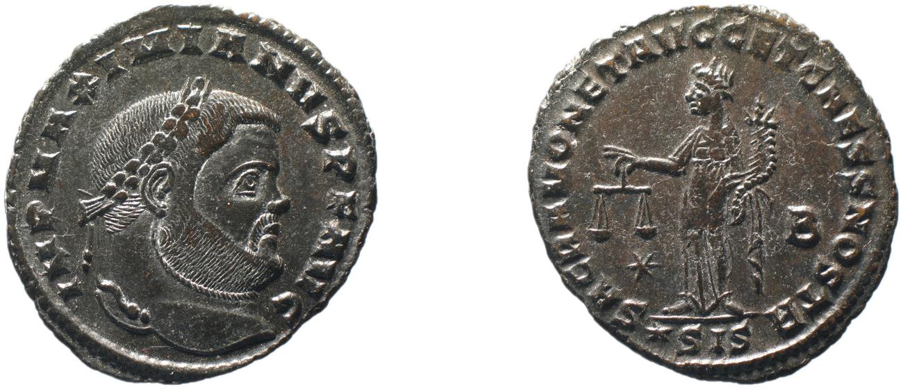 RIC VI Siscia 136b, аверс, bm
