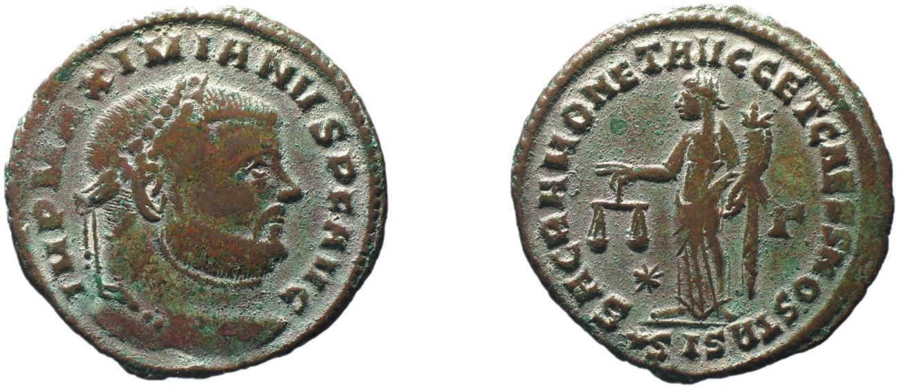RIC VI Siscia 136b, аверс, bm