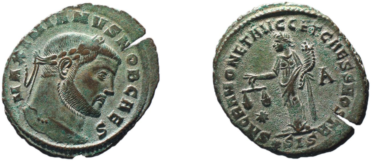 RIC VI Siscia 137b, аверс, bm