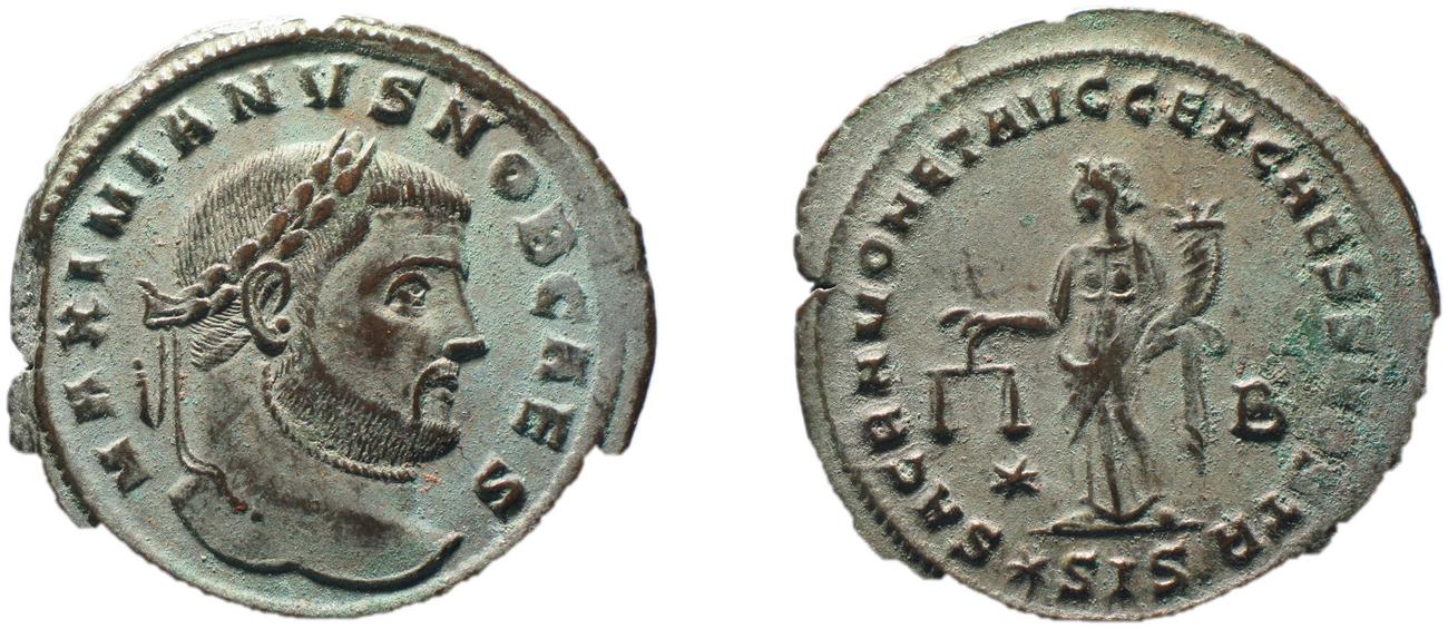 RIC VI Siscia 137b, аверс, bm