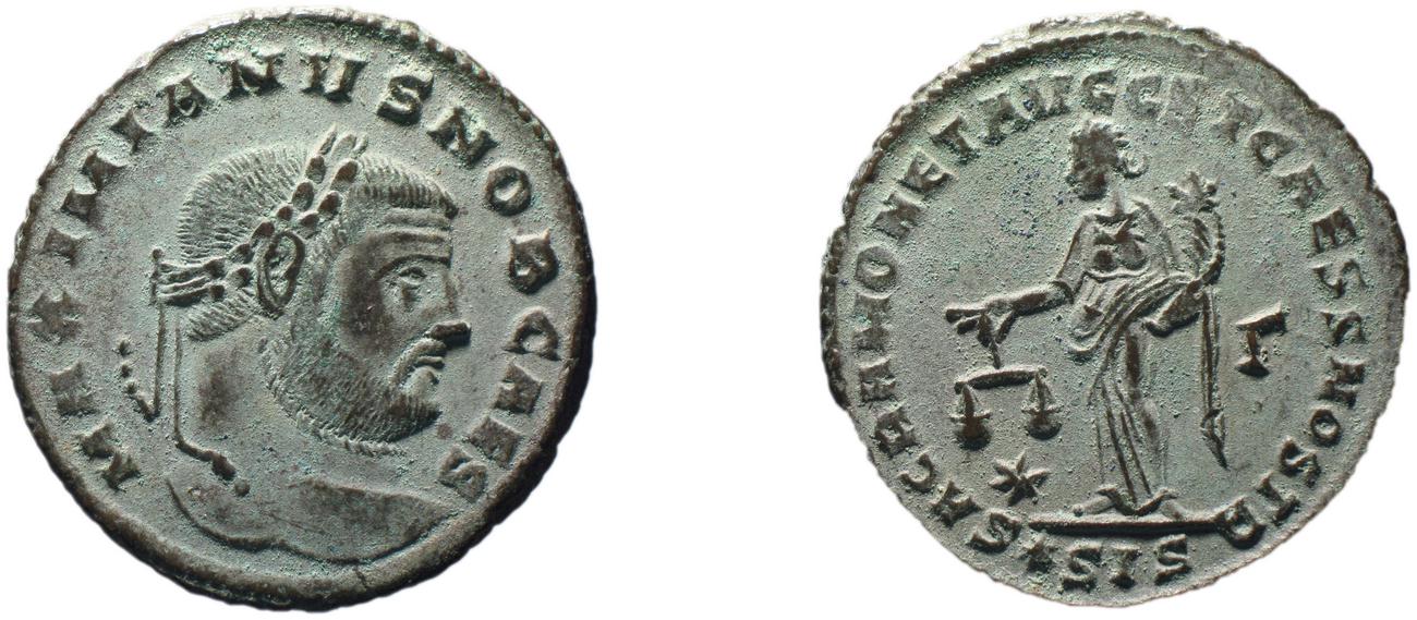 RIC VI Siscia 137b, аверс, bm